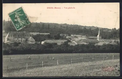 AK Esnes /Meuse, Vue generale