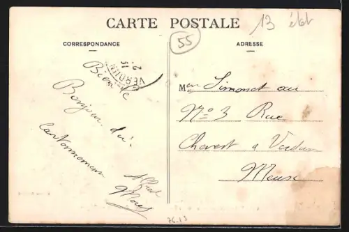 AK Chatillon-sous-les-Cotes, Le Quartier de l`Eglise