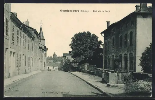 AK Gondrecourt /Meuse, Rue de la Gare