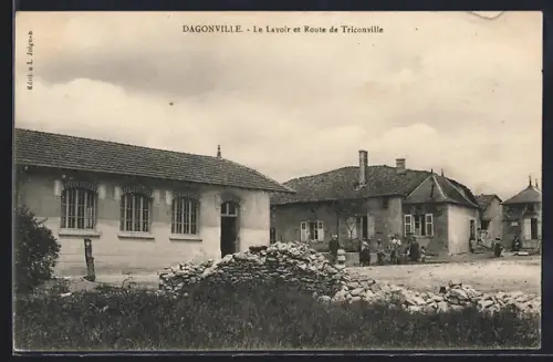 AK Dragonville, Le Lavoir et Route de Triconville