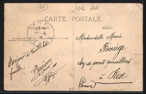 AK Lérouville, Rue Nationale, partie basse