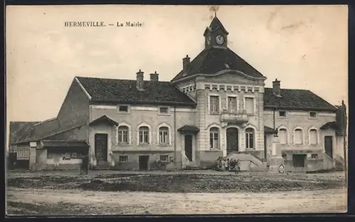 AK Hermeville, La Mairie