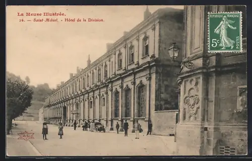 AK Saint-Mihiel /Meuse, Hotel de la Division