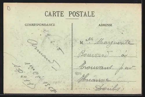 AK Villotte-devant-Louppy, L`Eglise et les ruines