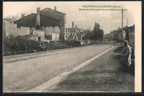 AK Villotte-devant-Louppy, Après le bombardement