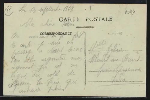 AK Vavincourt, Rue de Bar