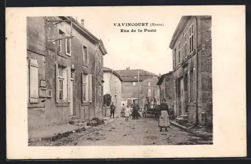 AK Vavincourt, Rue de la Poste