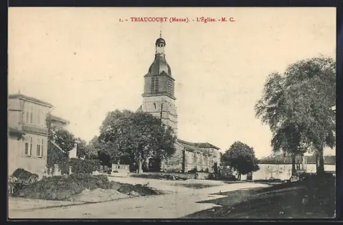 AK Triaucourt, L`Eglise