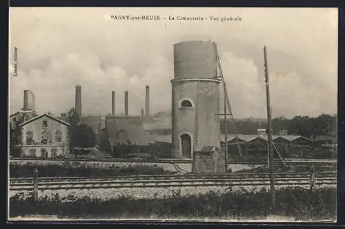 AK Pagny-sur-Meuse, La Cimenterie, Vue générale
