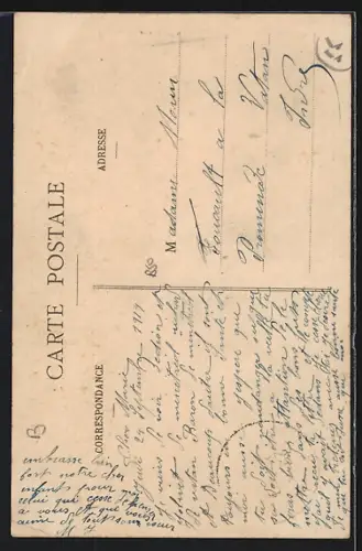 AK Mécrin, L`Eglise vue de la Cote