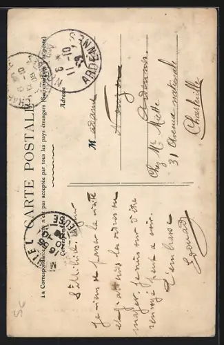 AK Saint-Mihiel, Le Drapeau du 161e et sa garde