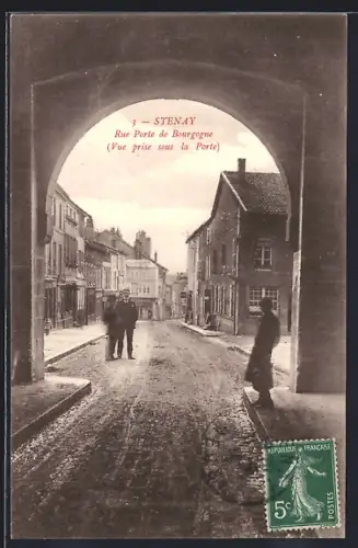 AK Stenay, Rue Porte de Bourgogne