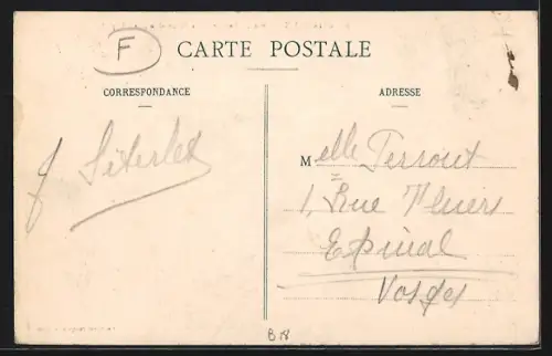 AK Benoite-Vaux, Retour de la Procession à la Chapelle