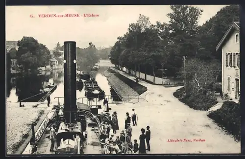 AK Verdun-sur-Meuse, L`Ecluse