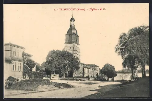 AK Triaucourt, L`Eglise