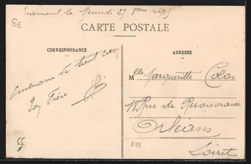 AK Triaucourt, La Grande Guerre 1914 -1915