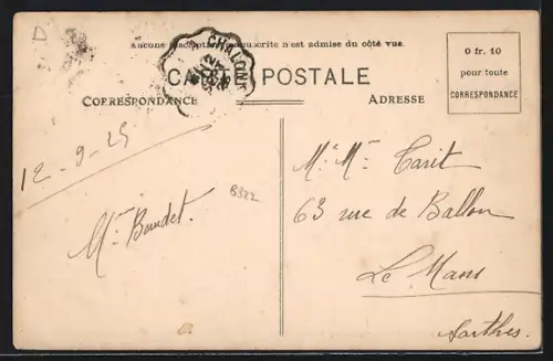 AK Pont-sur-Meuse, Route de Boncourt