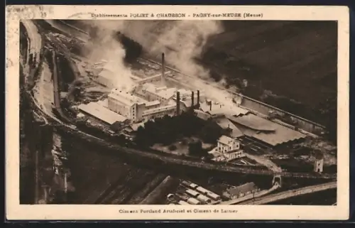AK Pagny-sur-Meuse, Ciment Portland Artificiel et Ciment de Laitier