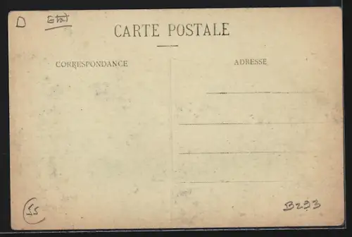 AK Pagny-sur-Meuse, Entrèe de la Route de Toul