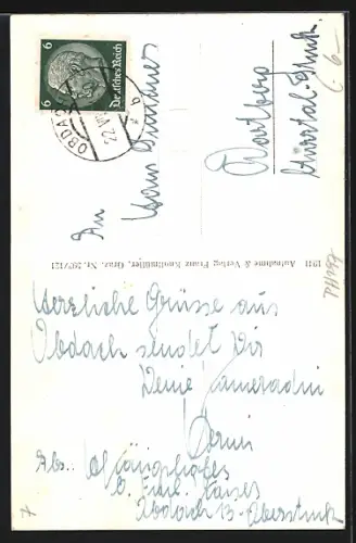 AK Obdach /Stmk., Teilansicht mit Kirche