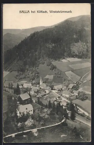 AK Salla, Totalansicht aus der Vogelschau