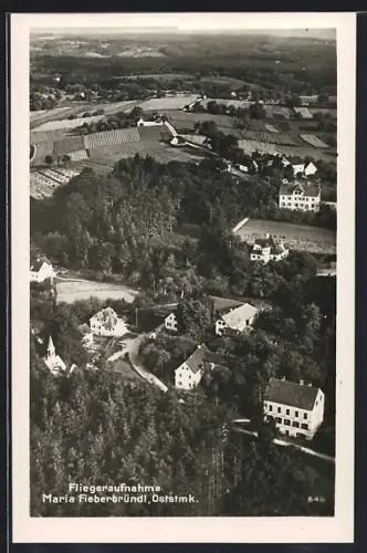 AK Kaibing, Maria Fieberbründl, Fliegeraufnahme