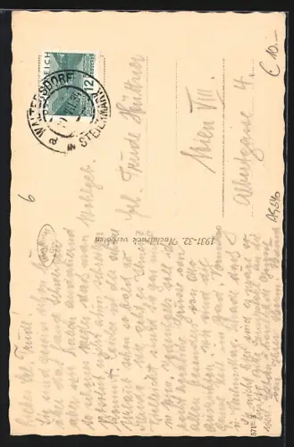 AK Bad Waltersdorf, Perner mit Aussichtsturm