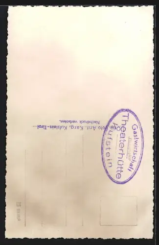 AK Kufstein, Gasthaus Theaterhütte