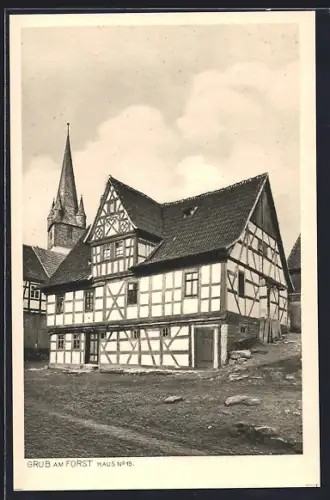 AK Grub am Forst, Fachwerkhaus