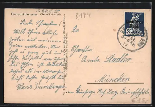 AK Benediktbeuern, Obere Schmiede