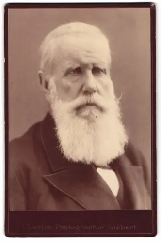 Fotografie Liebert, Paris, Rue de Clichy 7, Dom Pedro II. Kaiser von Brasilien, stammt aus dem Haus Braganza