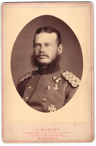 Fotografie J. Albert, München, Prinz Leopold von Bayern, deutscher Generalfeldmarschall in Uniform mit Orden