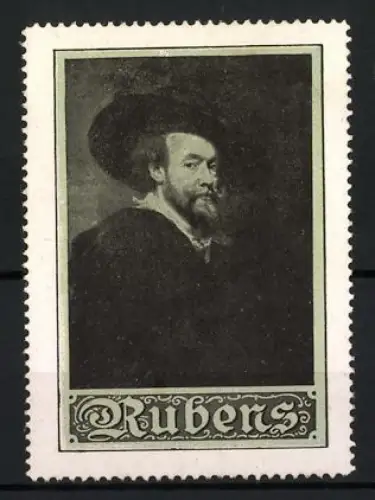 Reklamemarke Rubens, Künstlerportrait