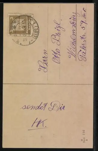 AK garstige Ehefrau zeigt ihrem traurigen Mann den Hausschlüssel, Neujahr