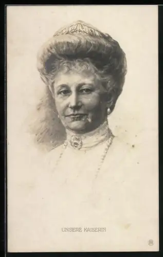 AK Unsere Kaiserin, Auguste Victoria