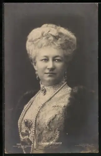 AK Portrait Kaiserin Auguste Victoria von Preussen