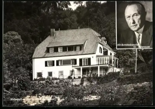 AK Rhöndorf, Bundeskanzler Dr. Adenauer & sein Wohnhaus