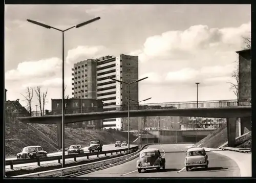 AK Berlin, Stadtautobahn-Ring, Abschnitt Halensee bis Hohenzollerndamm