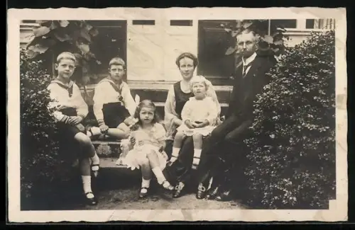 AK Prinz Oskar von Preussen und seine Familie
