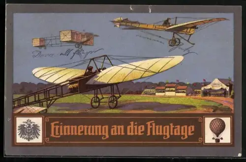 AK Hannover, Erinnerung an die Flugtage, verschiedene Flugzeuge