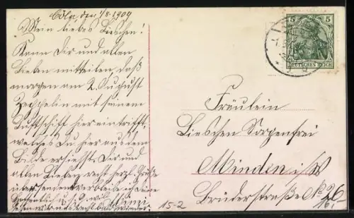 AK Köln, Ankunft S.M. Luftkreuzer Z II, Zeppelin