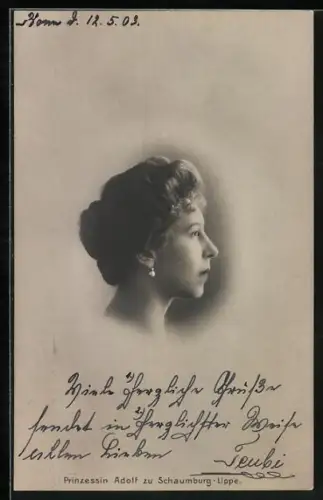 AK Prinzessin Adolf von Schaumburg-Lippe