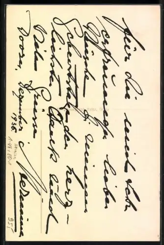 AK Kaiserin Hermine mit Autograph