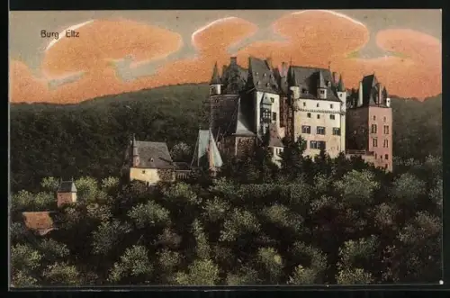 AK Eltz, Burg Eltz mit Umgebung