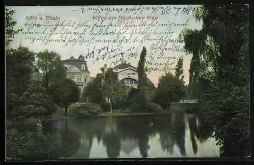 AK Köln-Neustadt, Villen am Deutschen Ring
