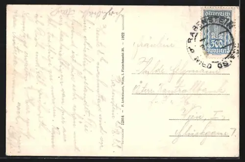 AK Rabenstein an der Pielach, Teilansicht mit Kirche