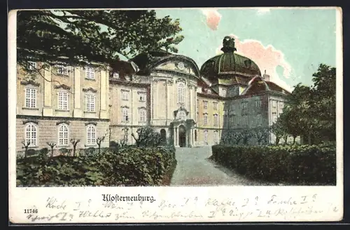 AK Klosterneuburg, Eingang ins Stift
