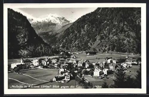 AK Mallnitz in Kärnten, Blick gegen die Geiselspitze