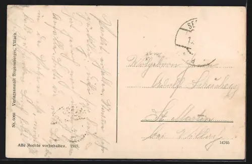 AK Seeboden am Millstättersee, Seebrücke, Teilansicht mit Bergen