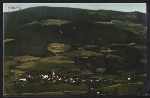 AK Guttaring, Teilansicht mit Bäumen